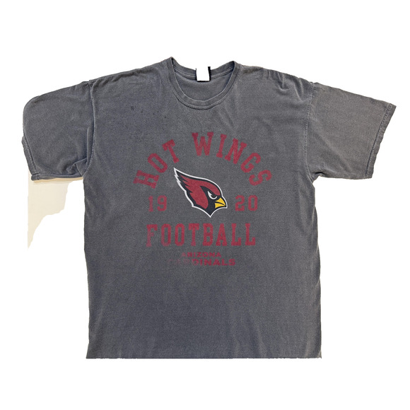 Arizona Cardinals Shirt Mens 2XL NFL Football Hot Wings Graphic Team Apparel Y2K - Picture 1 of 7